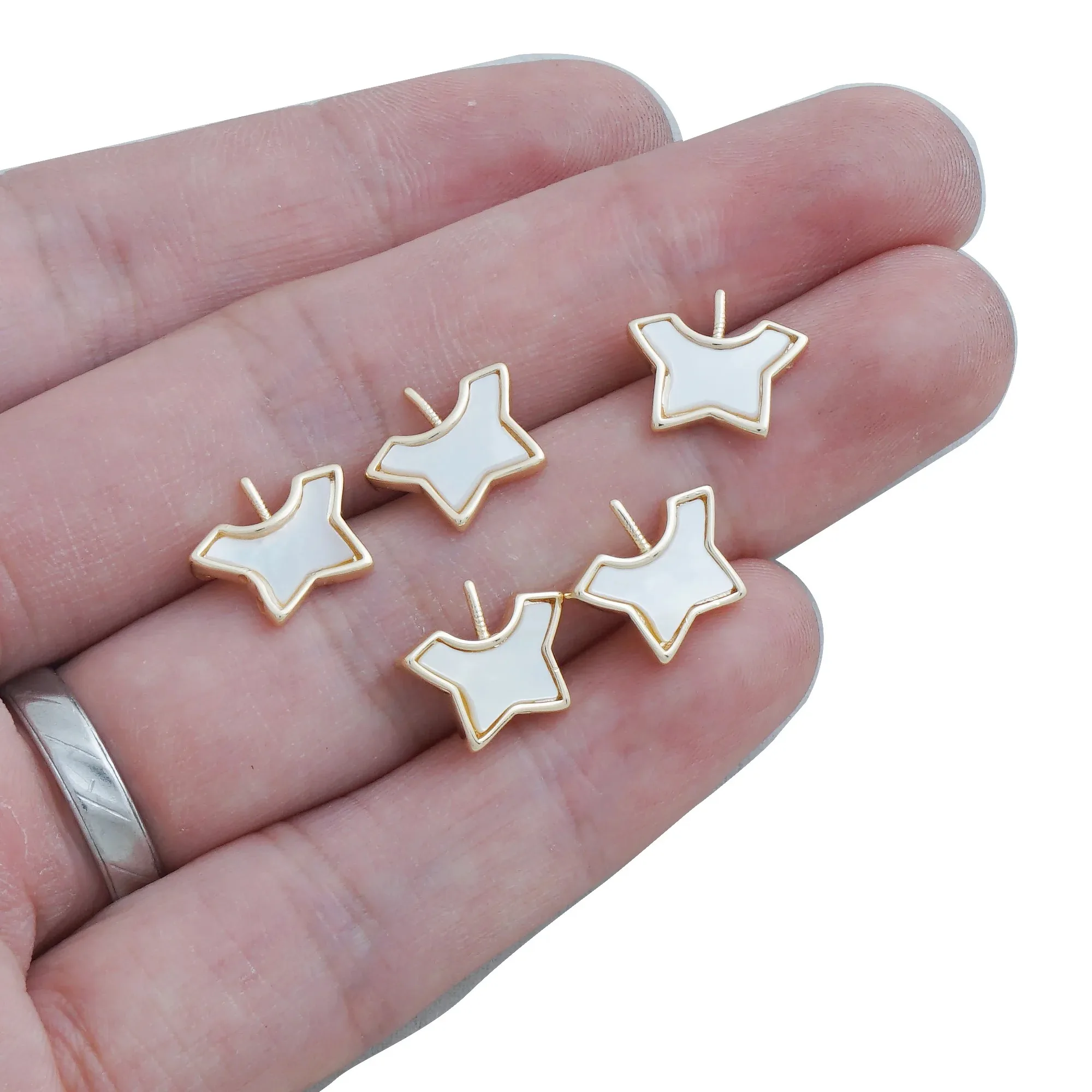 

14k Gold Filled Mini Cloth Pendant, Cloth Shape Mother of Pearl Charms,gold Charm for Jewelry Making Pendant 10423150
