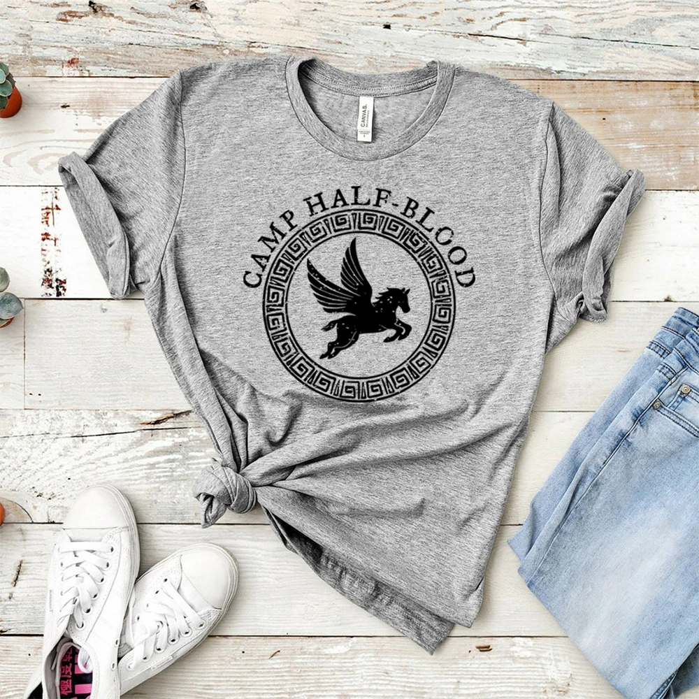 Camp Halbblut hemd Percy Jackson und Olympian SPQR T-Shirt Vintage Camp Halbblut Chroniken Zweige T-Shirt Hipster Tops