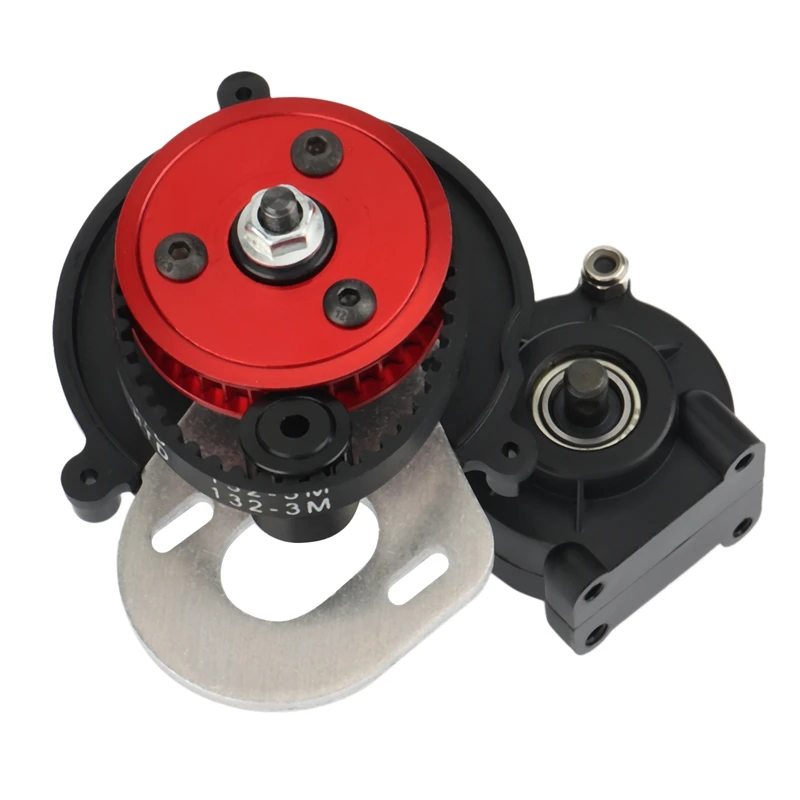 Belt Drive Transmission Box with 3.2mm Motor Gear for SCX10 SCX10 II 90046 90047 1/10 RC Crawler Car [wvrae toy]
