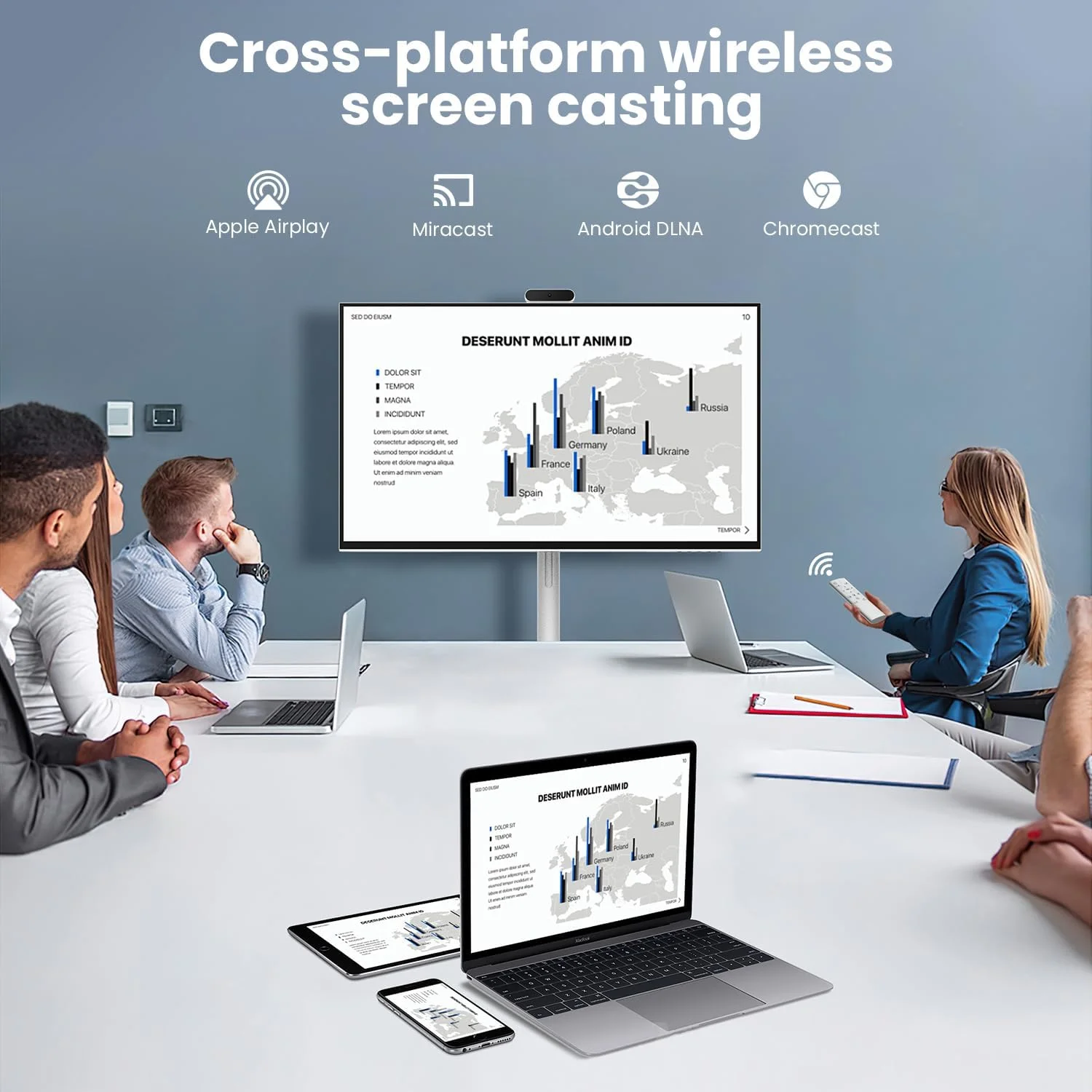 علامات الإعلان الإلكترونية 27/32 بوصة حامل تلفزيون محمول ذكي مع نظام WIFI Android للأنشطة التجارية مخزون الاتحاد الأوروبي/SA