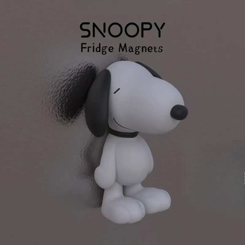 

Фигурка Снупи, магниты на холодильник, аниме, персонализированное украшение для домашней доски, фото доска объявлений, магнитные наклейки, подарки