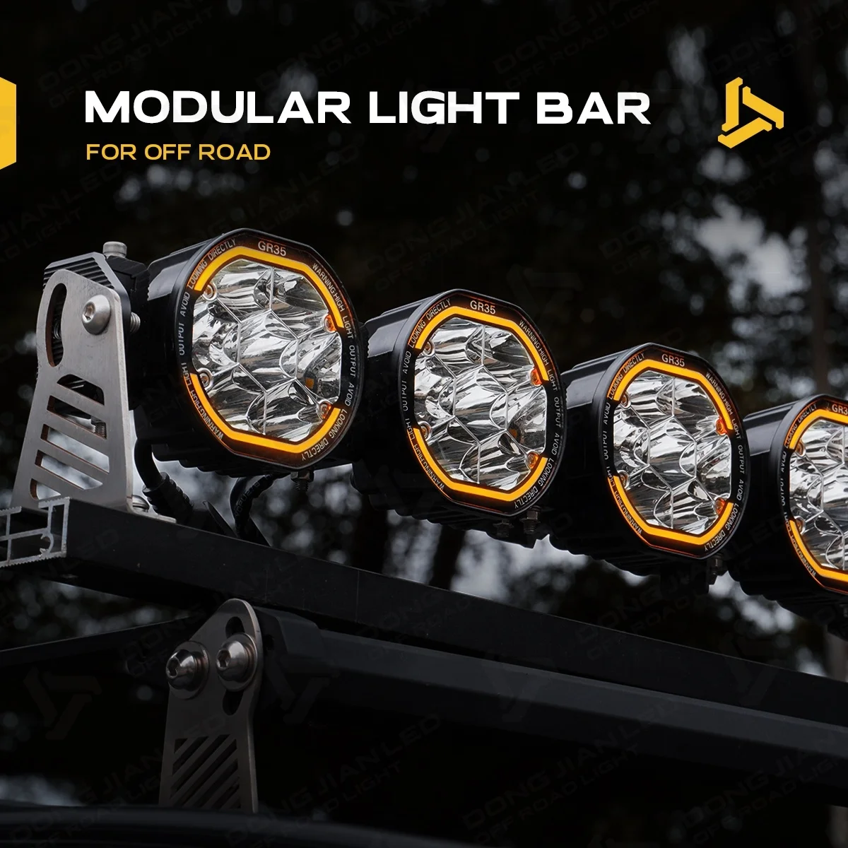 Off Road 12V Waterproof 38/40/42/48/50/52 Inch LED Modular Driving Fog Light Bar Off-road UTV Roof for Jeep 4x4 Car Spot Light