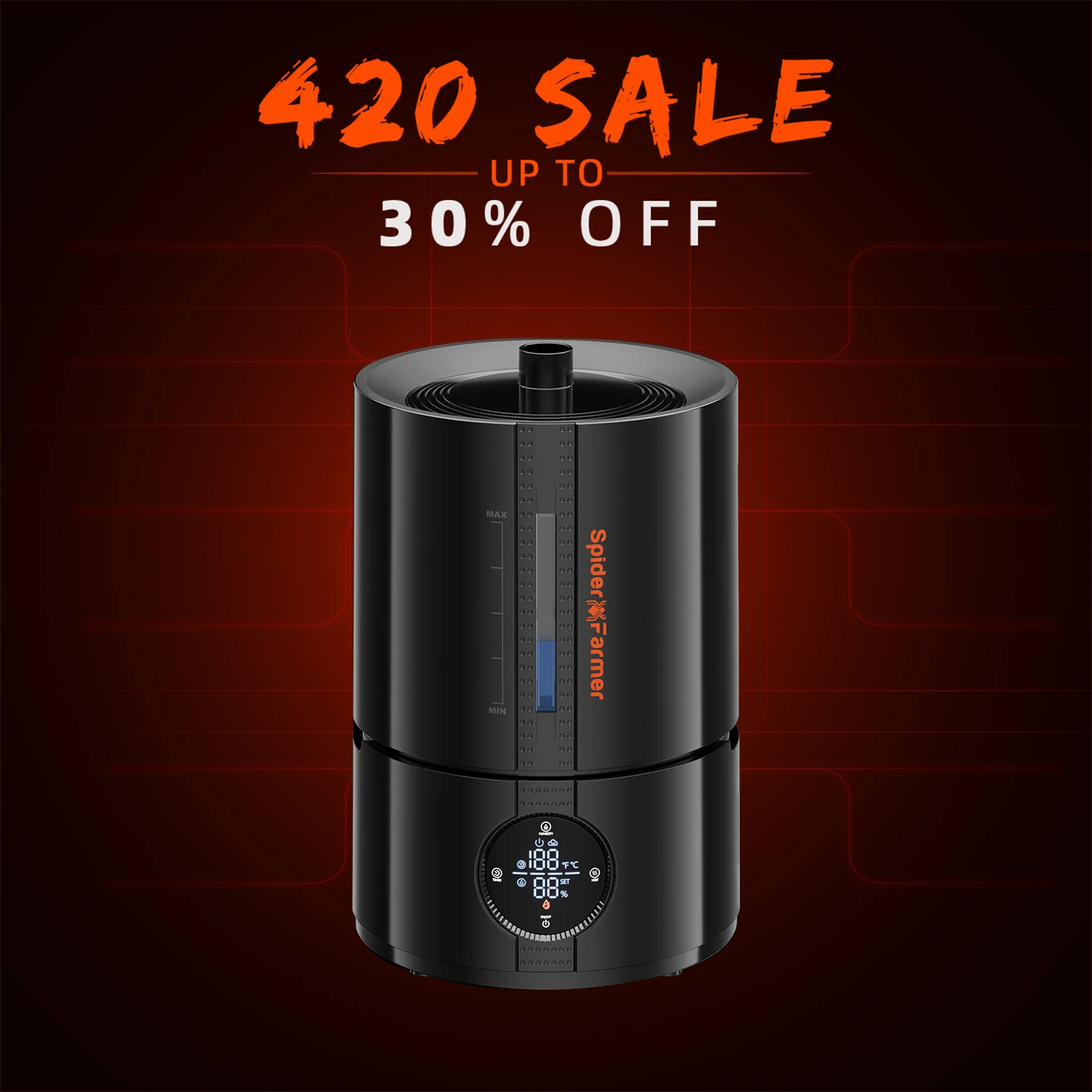 

Spider Farmer 5L Air Humidifier Ultrasonic Cool Mist Humidifier with RJ12 Cable