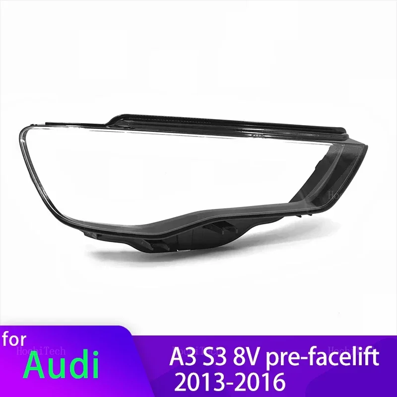 

Transparent Housing Front Headlights Lens Shell Glass Lampcover Head Lights Cover for Audi A3 S3 8V Pre-facelift 2013-2016