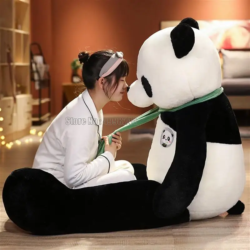 Cute Baby Big Giant Scarf Panda Bear Plush Stuffed Animal Doll Animals Cartoon Kawaii Dolls Girls Lover Gift Toy
