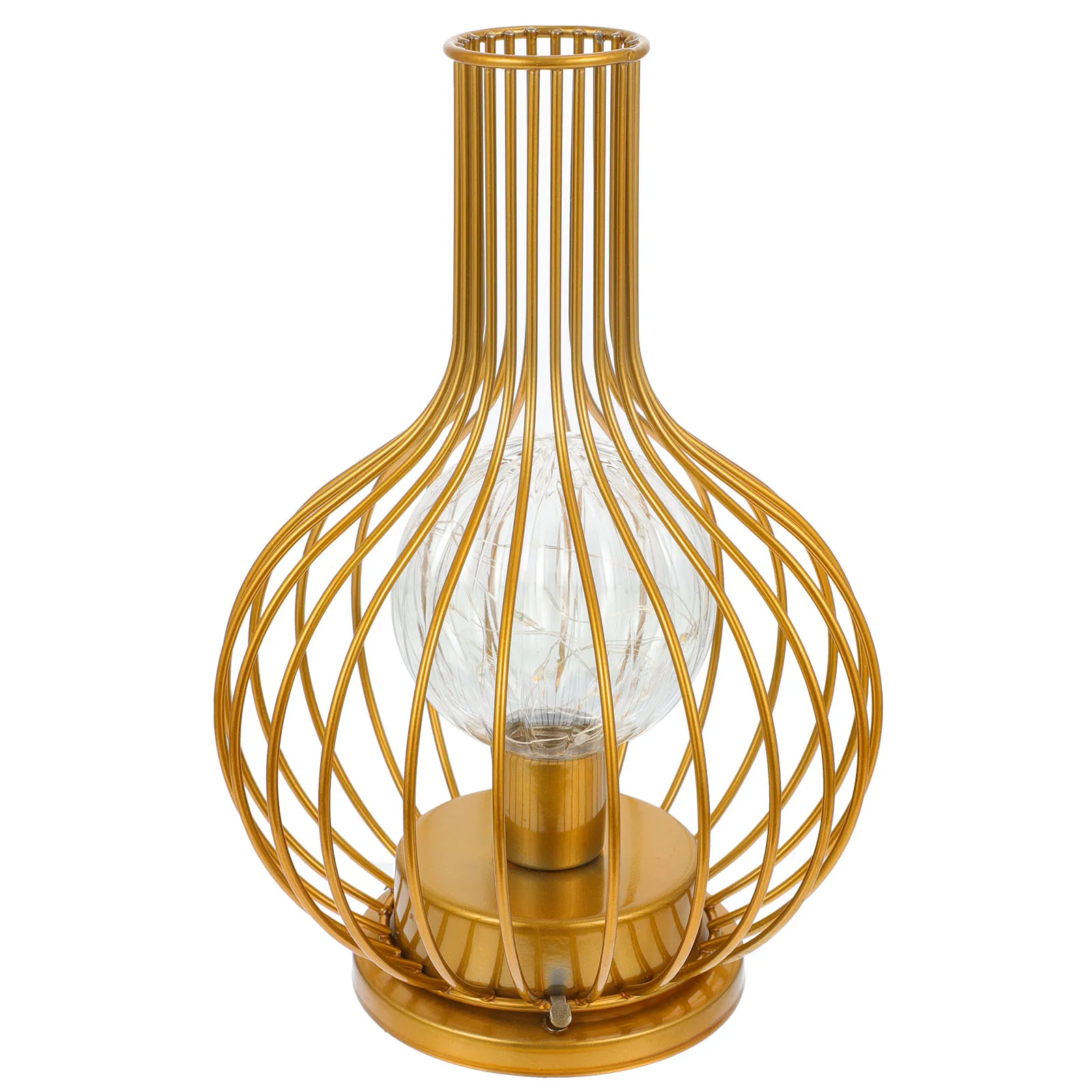 

Retro Iron Bottle Desk Lamp Vintage LED Night Light Creative Decorative Table Lamp for Bedroom Living Room Office
