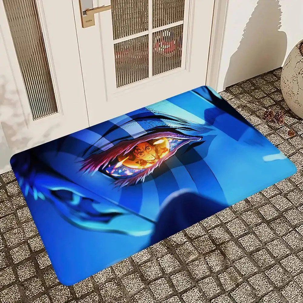 Demon Slayer Infinity Castle AkazaS Hallway Carpet Laundry Room Mat Laundry Decor Balcony Child Living Room Bedside Area Rugs
