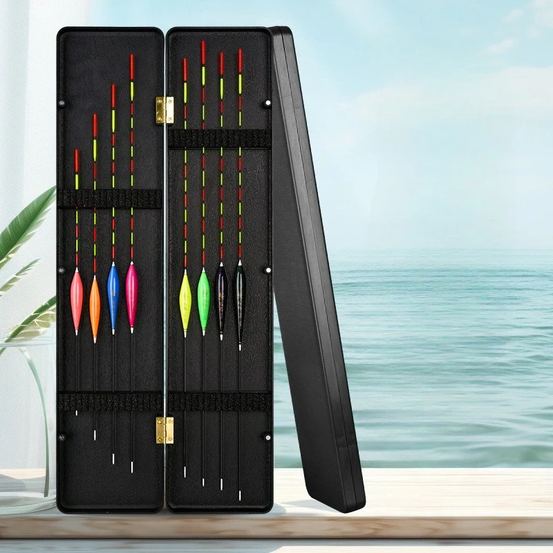 8 Fish Float Sets Plus Bold Tail Eye-catching Myopia Fishing Label Float Crucian Carp Bottom Fishing Gear Float Set
