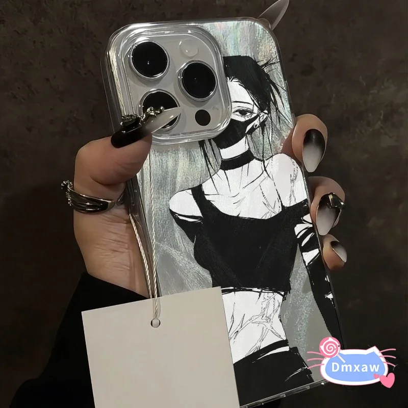 For Vivo Y20i Y20S Y20A Y20G Y12S Y11S X100S Ultra IQOO Neo 9 8 7 6 5 SE Pro Z9 Z5 Phone Case Cool Girl Camlet Laser Anime Cover