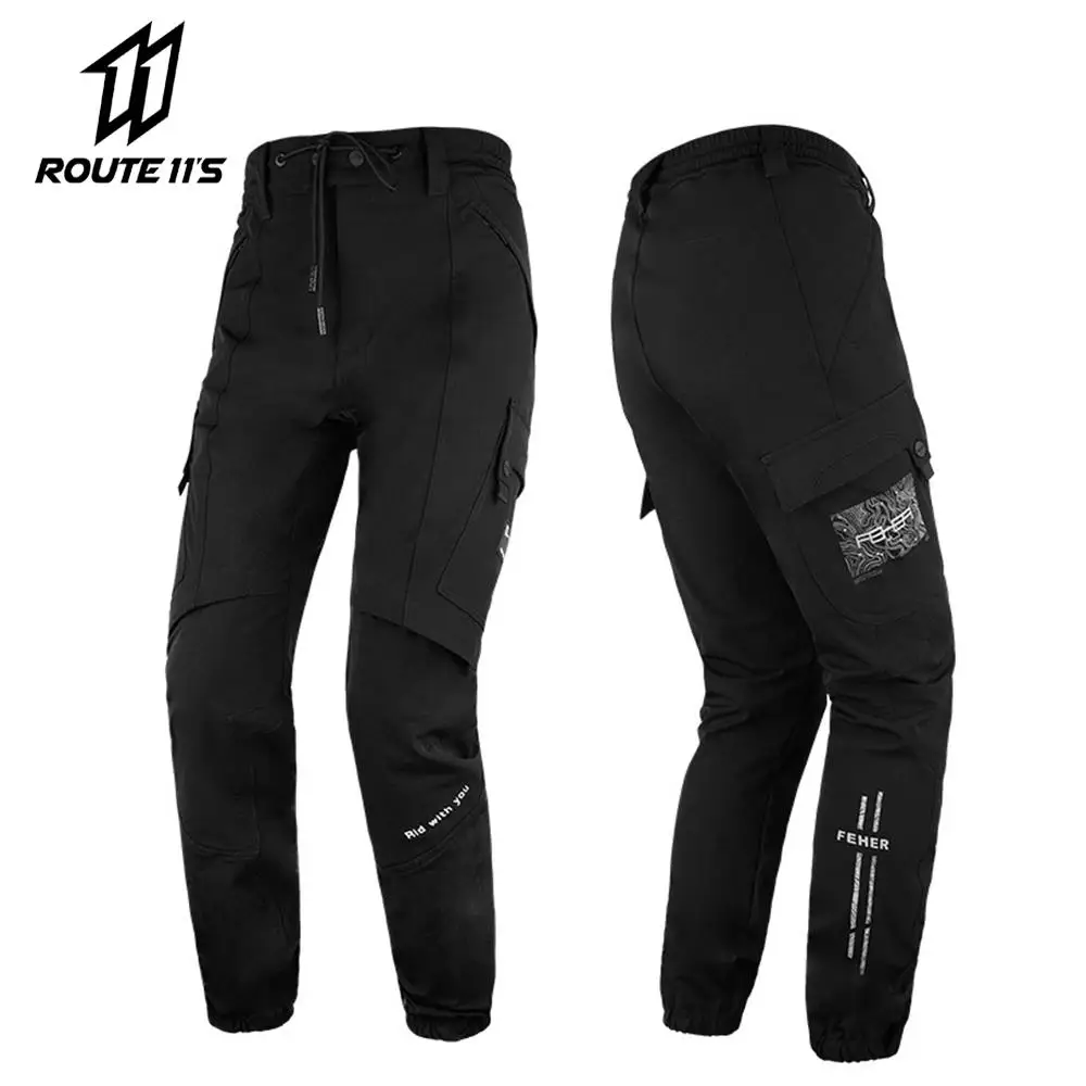 

Motorbike Riding Trousers Summer Biker Trousers Four Seasons Motorbike Trousers Fall-proof Waterproof Men Trousers