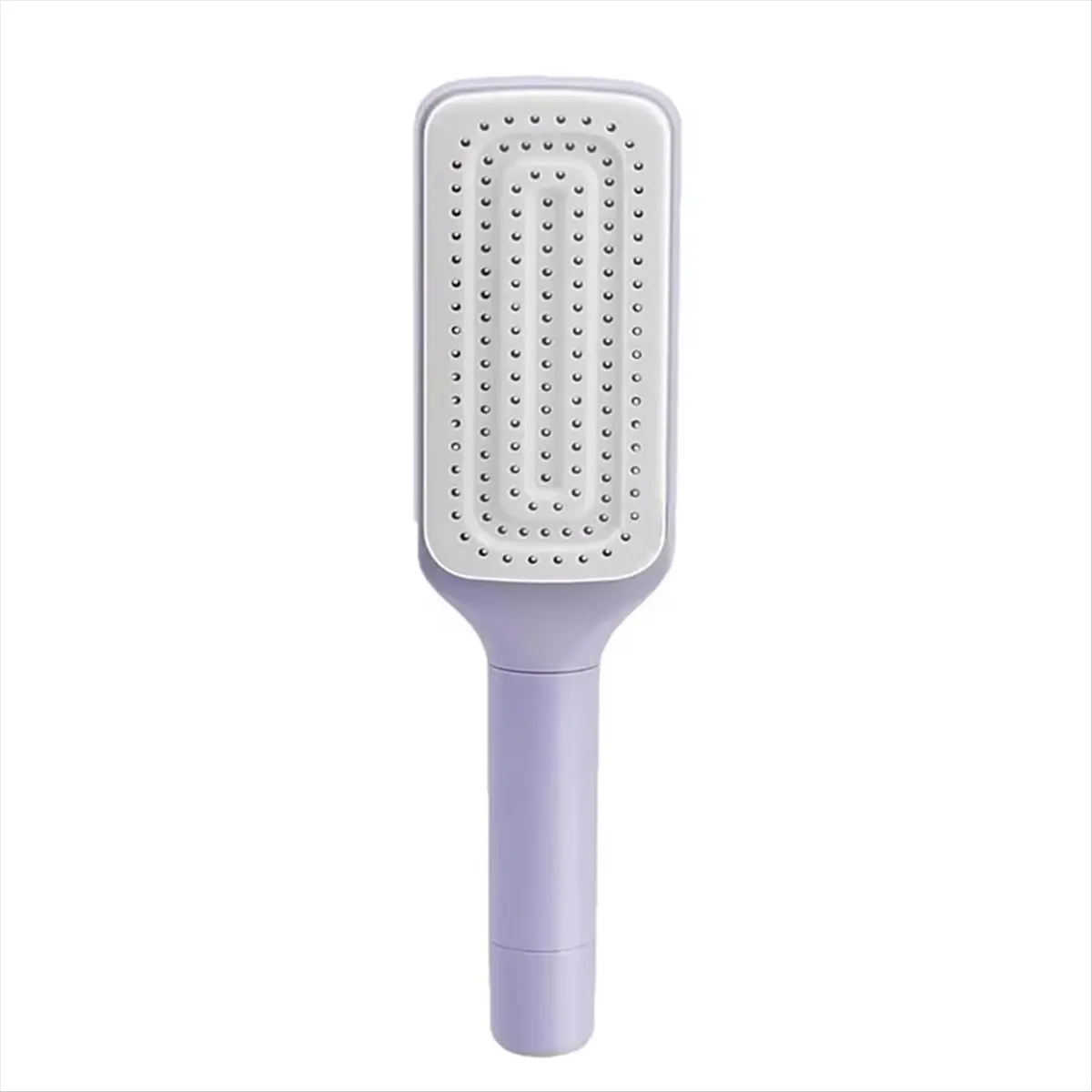 ABJS Rotatable Self-Cleaning Hair Brush - Anti-Static, Massage Air Cushion Comb for Women, Magic Retractable Smoothing Comb A