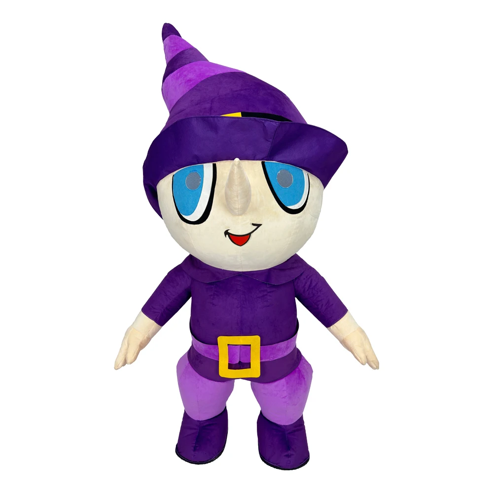 

Halloween Witch Pet Inflatable Plush Costume Character Cosplay Adult Carnival Party Funny Plush Costume