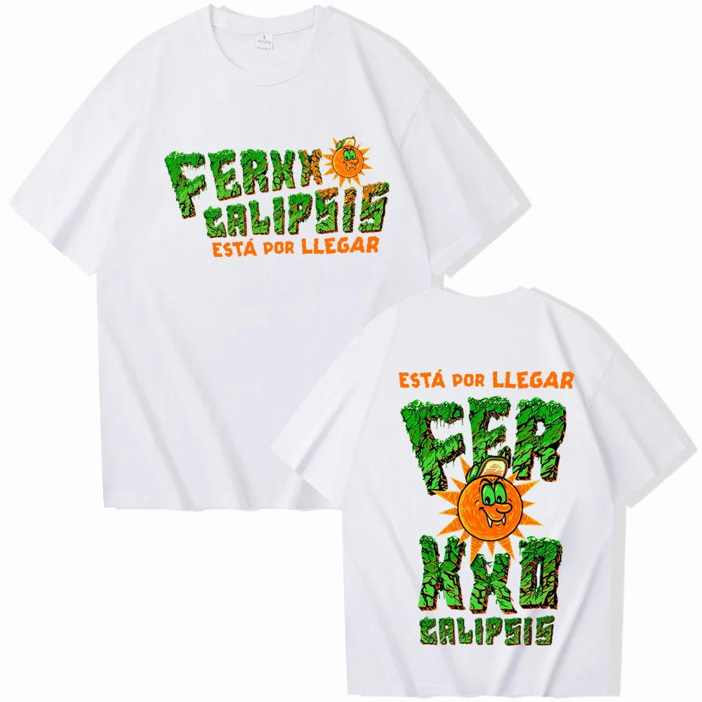 Ferxxo Tshirt Feid Ferrxxo Calipsis Nitro Monster 2024 Tour Shirt Ferxxocalipsis camicia maschile e femminile