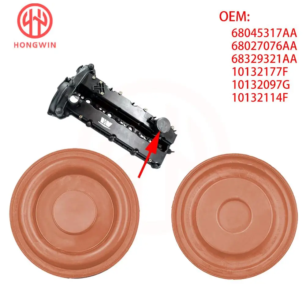 Membran penutup katup PCV mesin untuk Chrysler Grand Voyager Dodge Grand Caravan Jeep Cherokee Dodge Nitro Wrangler