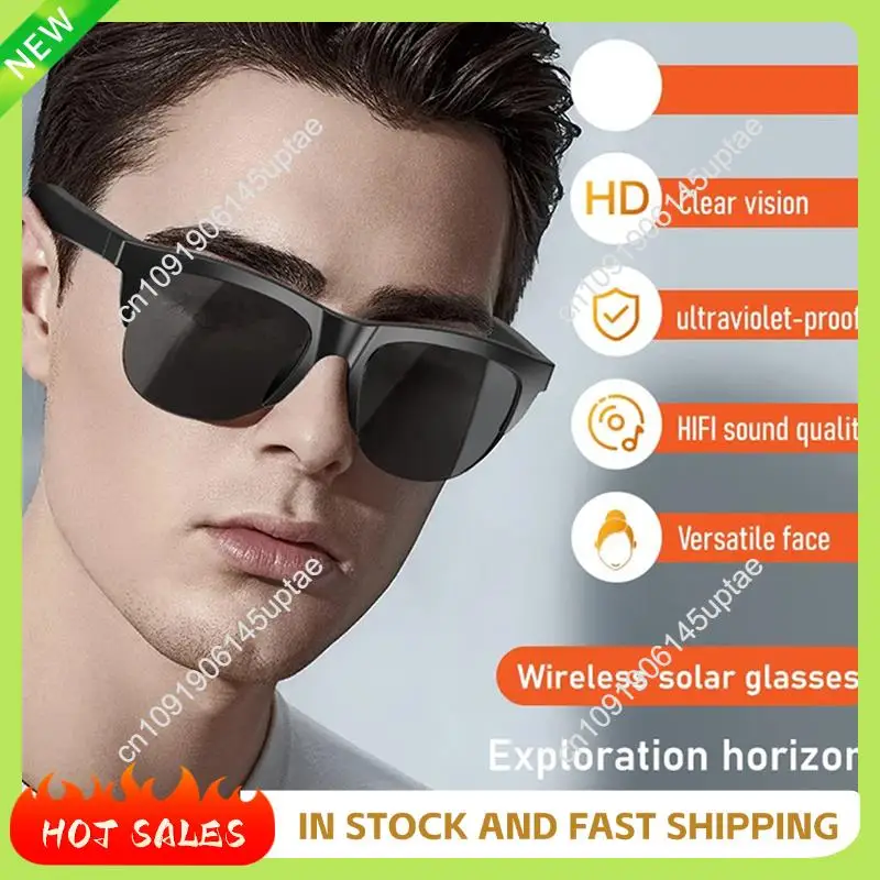 

N88R 3X New Smart Bluetooth V5.3 Sunglasses Glasses Call Outdoor Sports Headphones HIFI Black Technology Anti-Touch UV