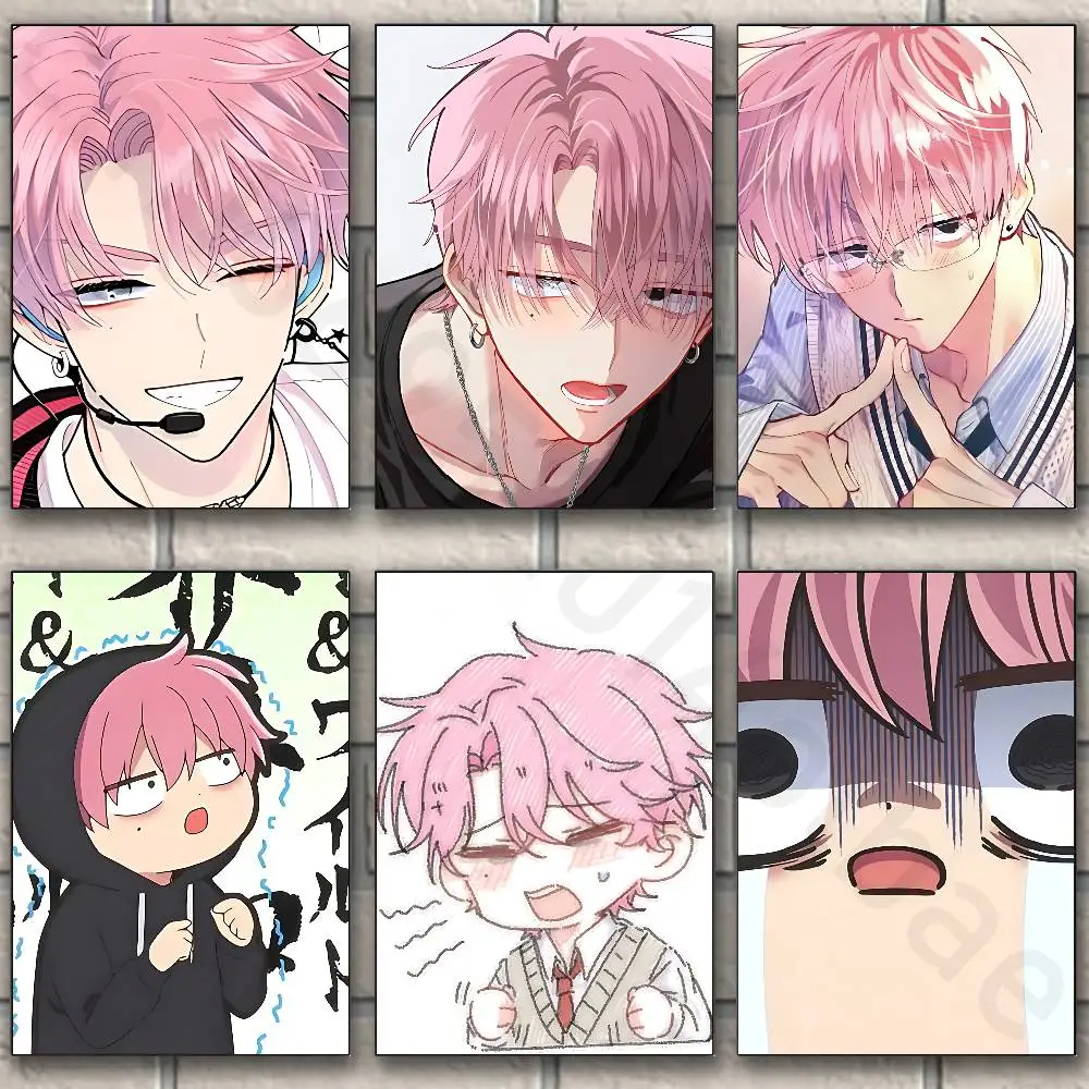 T-Tamon Kun Anime new group Poster HD home decor sticky wall waterproof home living room bar aesthetic decor