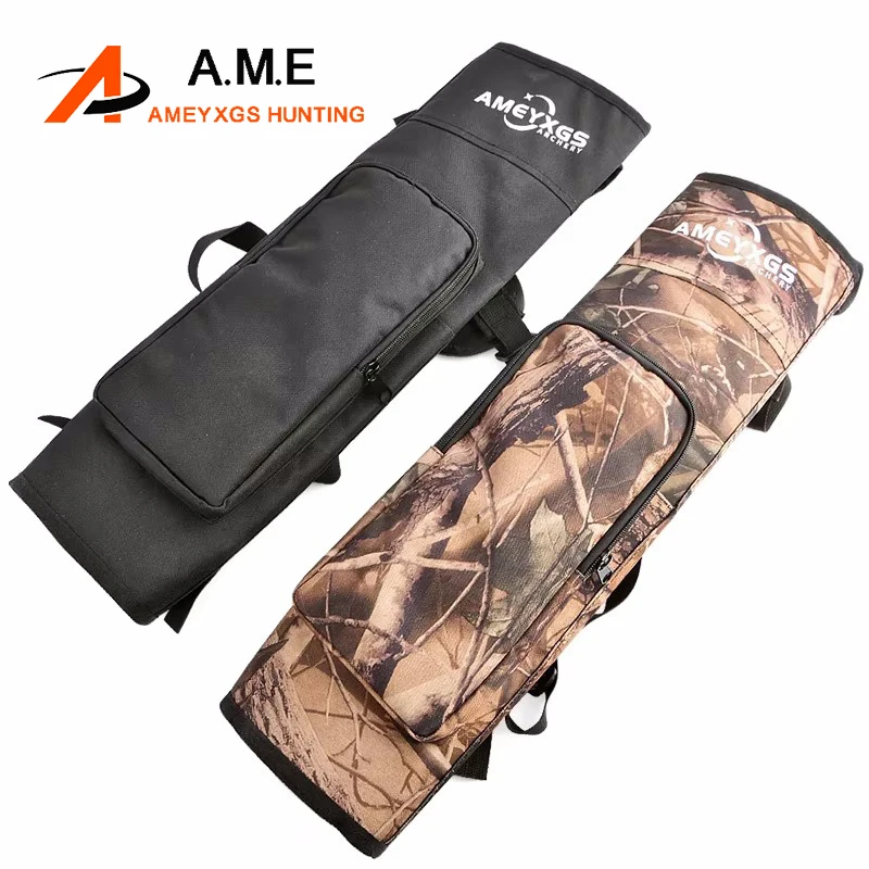 1pc Archery Arrow Quiver Arrow Bag Can Hold 40pcs Arrows Backpack Shoulder Bag Back Arrow Case For Bow Hunting Training