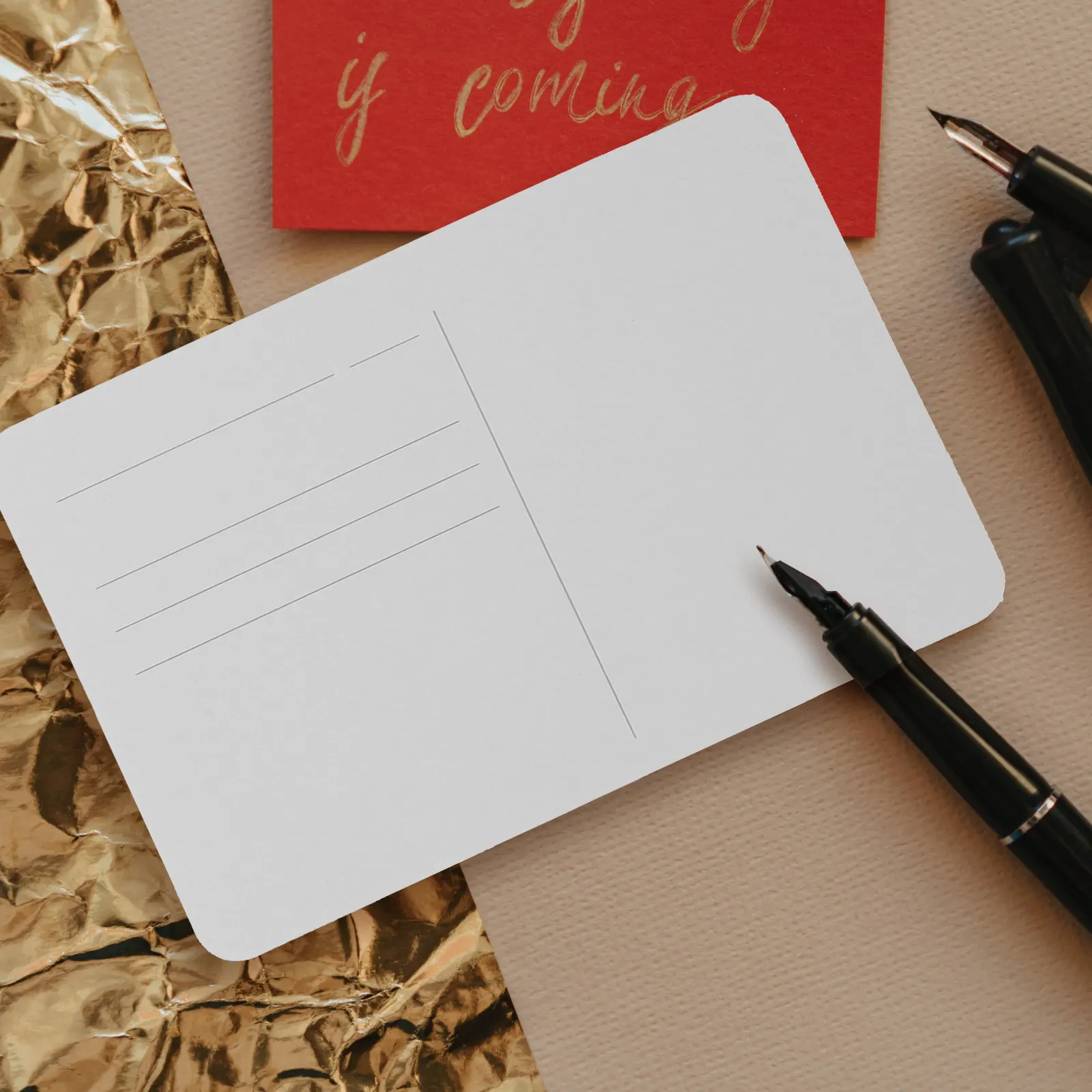 12Pcs Blank Watercolor Postcards For Card Making Christmas Greeting Card Paper Compact Size Multi Use Message