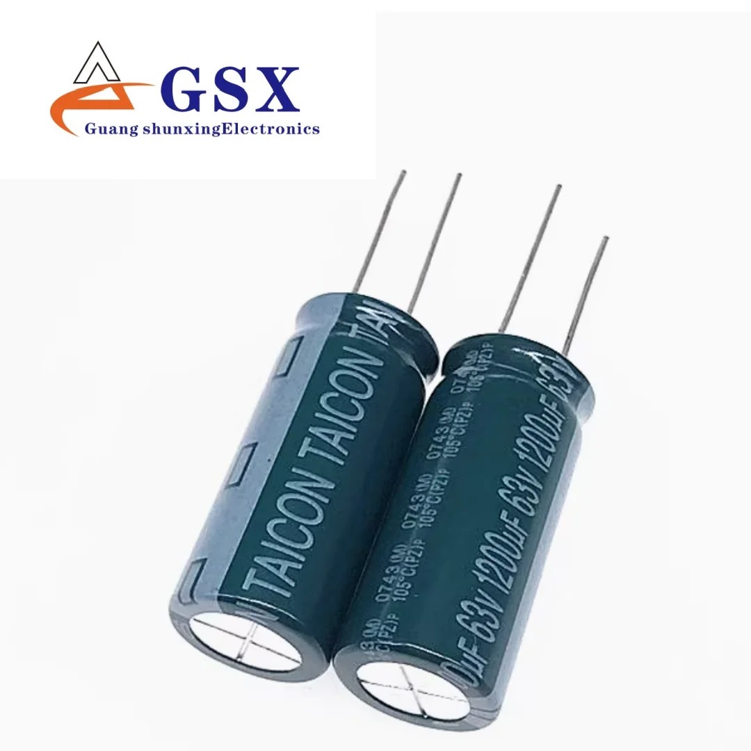 

Новый алюминиевый электролитический конденсатор Тайваня 63v1200uf 16*35 PZ, высокочастотный контроллер с низким сопротивлением