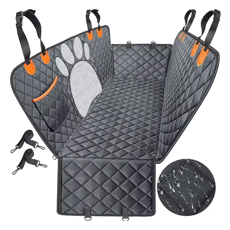 

EKR Factory Source Premium Leather Custom Dog Car Seat Cover for Back Seat Universal Scratchproof Dog Hammock