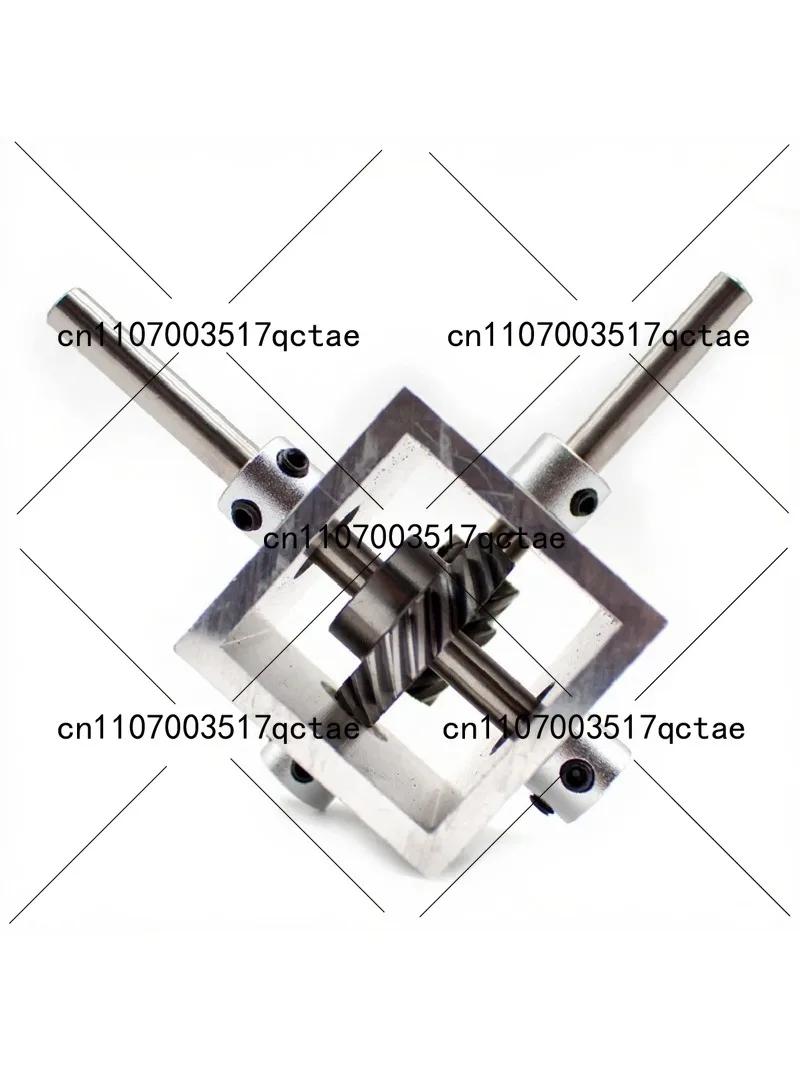 Micro Right Angle Worm Gearbox 1:2 Speed Reducer 90-Degree Transmission with 6mm Output Shaft