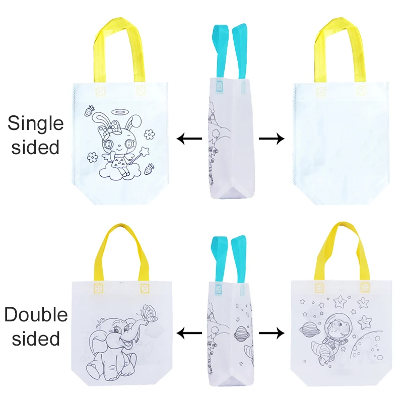 Juguetes de dibujo para niños, bolsa de Graffiti, crayones de 8 colores, juguete educativo para educación temprana, bolsa de almacenamiento de interacción entre padres e hijos TMZ