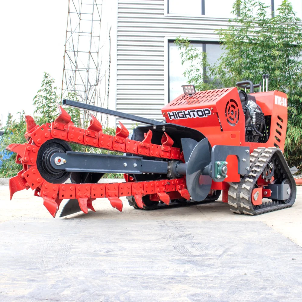 Hot Sale Hydraulic Trenching Machine Heavy Duty Trencher For Road And Pipeline Project
