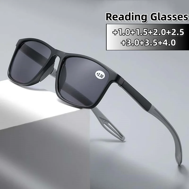 

Ultra Light Fashionable Reading Sunglasses Leisure Versatile High-definition Eye Protection Anti-blue Light Glasses +1.0 TO +4.0