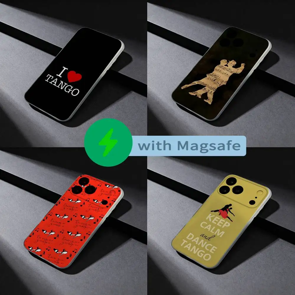 

Latin Tango Dancing Dance Phone Case For iPhone 17,16,15,14,13,12,X,XS,Pro,Max,Plus,E,Air,Mini with Magsafe Magnetic Frosted