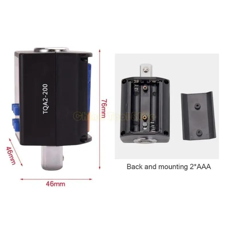 57QF Meduring Tester 0.3-340 nm Adaptador torque torque acero digital