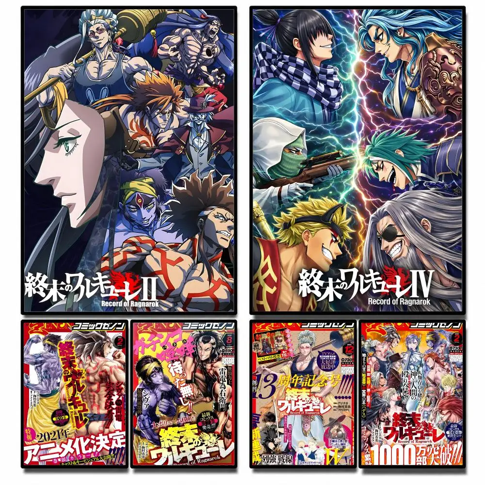Anime Record of Ragnarok Poster High-definition  stickers, suitable for bedroom, living room, home decoration
