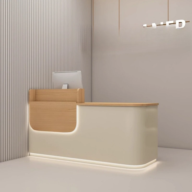Clothing store Small bar table checkout page Simple modern women's clothing store Hair salon Reception counter