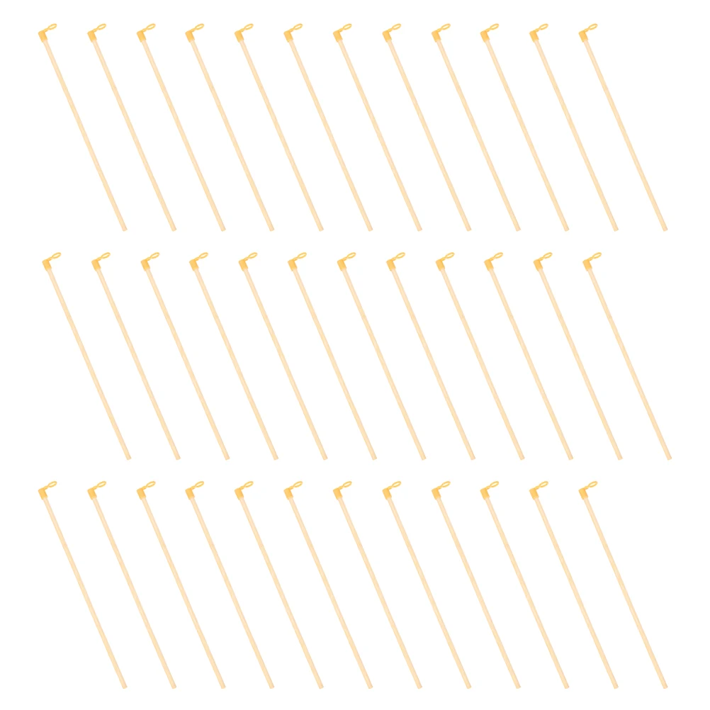 50 قطعة من مقابض الفوانيس الخشبية، أقطاب زخرفية رائعة مدمجة، ملحقات فانوس سهلة الحمل، عمود فوانيس خشبية #4