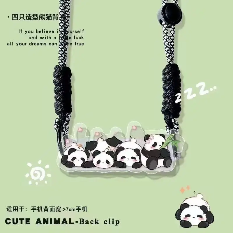 

Fashion Cute Mobile Phone Lanyard with Back ClipMobile Phone Case Back Clip Lanyard AdjustableMobile Phone Back Clip Long Rope