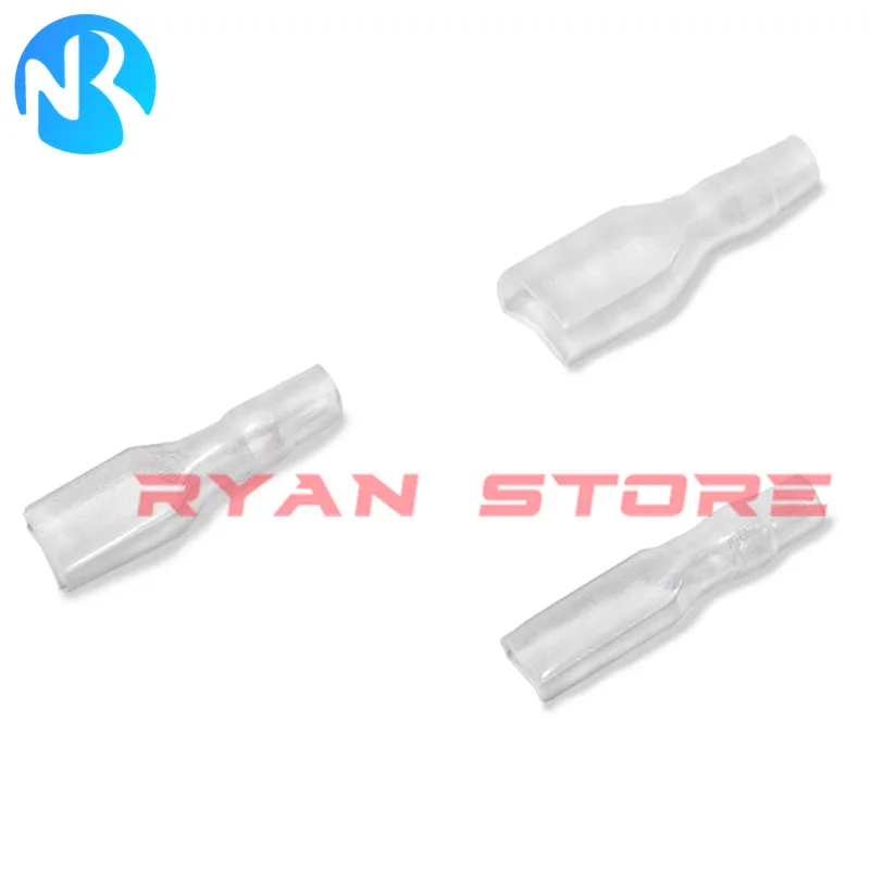 100PCS 2.8MM 4.8MM 6.3mm Female and Male Crimp Terminal Car Speaker Electric Wire Connectors And Insulating Sheath