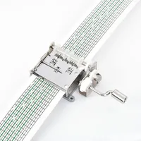 Music Box Hand-cranked with Piano Roll Punch Card 15-Tone 30-Tone Children's Creative DIY Composing Music Yunsheng Movement