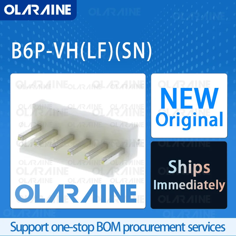 

50/200/500Pcs B6P-VH(LF)(SN) 100% brand new and original IC chip connector Headers and wire housings
