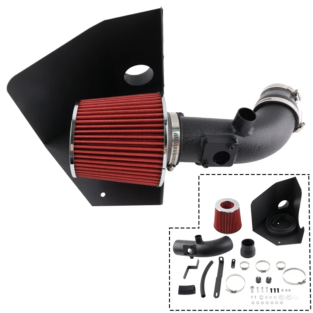 

4L For Camry 2007-2009 High Flow Cold Air Intake Set with Filter Heat Shield - Improves Airflow
