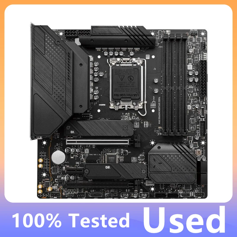 B660 Motherboard Mag B660m Mortar Ddr4 Motherboard Lga 1700 Pci-e 4.0 Usb 3.2 Support 12 Gen Cpu Placa Mae Micro-atx