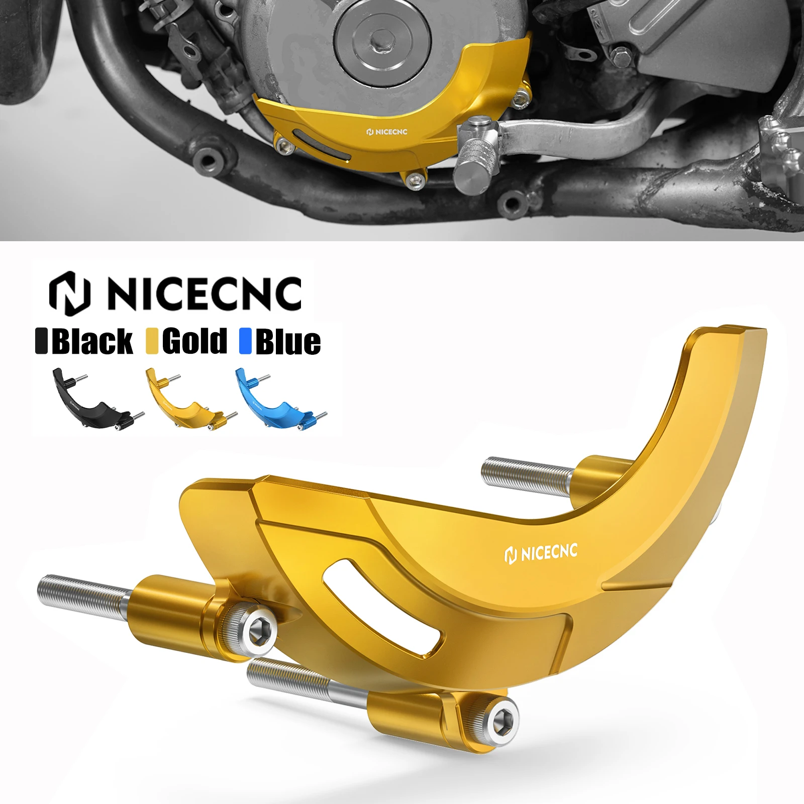 NICECNC لسوزوكي DRZ 400 SM 400SM DRZ400SM 2005-2024 DRZ400S 2000-2024 2023 DRZ400 S SM DRZ 400SM 400S الإشعال الجزء الثابت الحرس