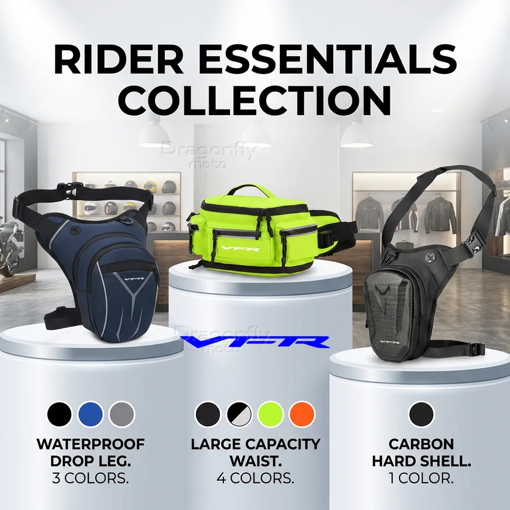 

For HONDA VFR 800 1200x VFR750 VFR800X VFR800F VFR1200x Motorcycle Leg Bag Waterproof Rider Waist Bag Cycling Bike Crossbody Bag