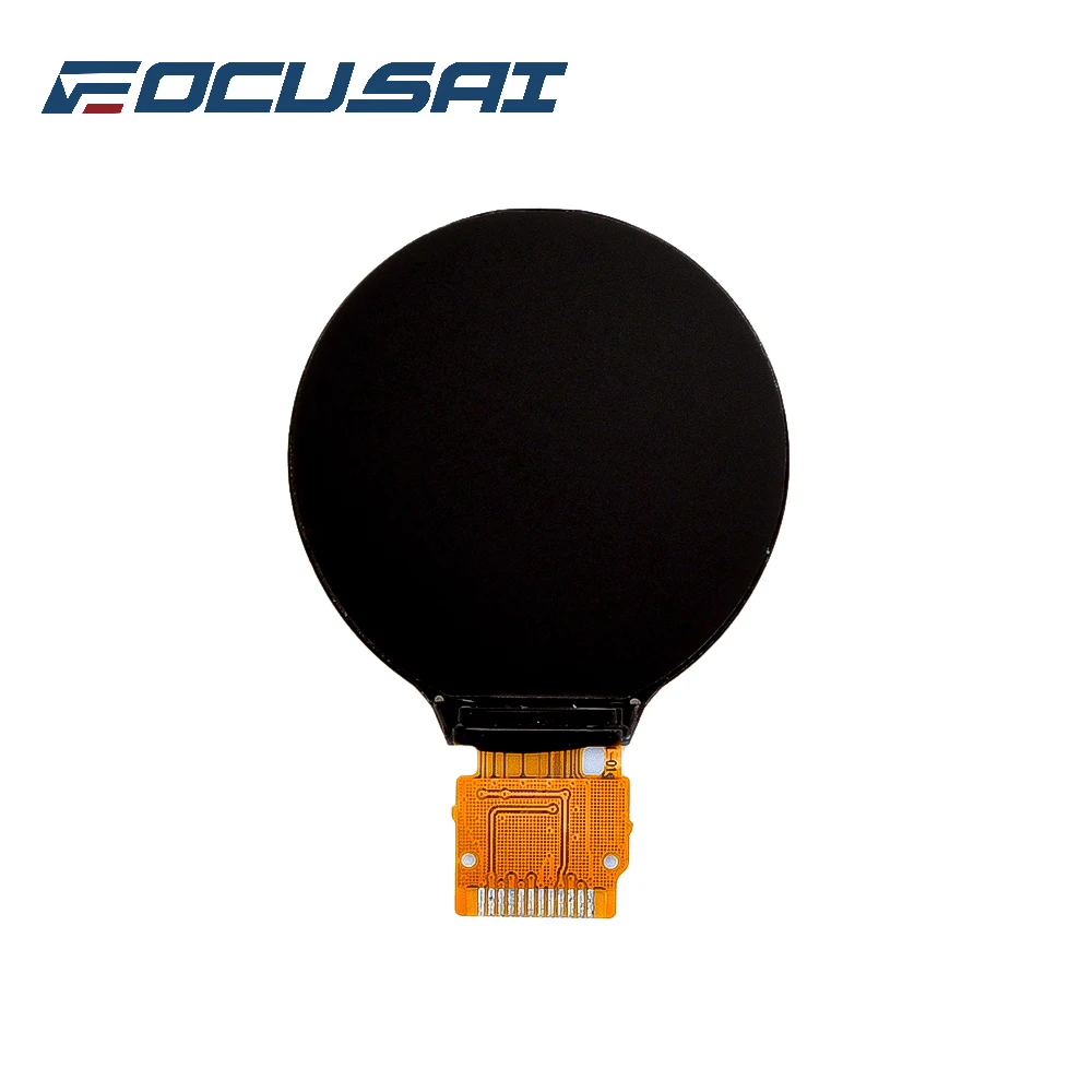 Focusai 1.28 Inch Tft Lcd Display Module Rond Rgb Gc9a01 Driver 4 Wire Spi Interface 240X240 Resolutie Adapter Pcb Dc 3.3V