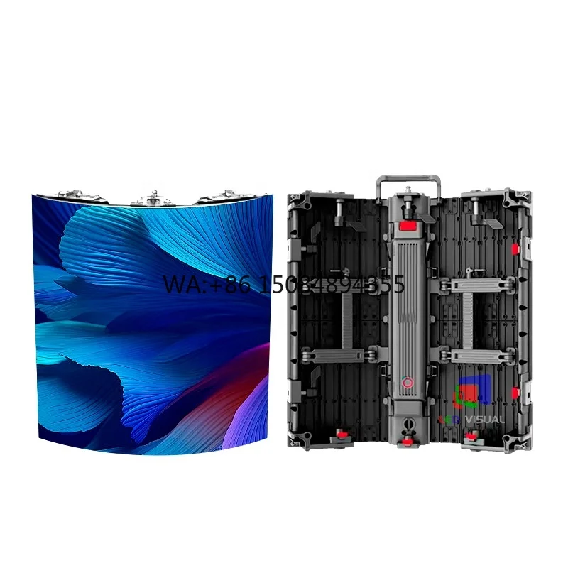 

Indoor P2.604mm Flexible LED Video Wall With Flexible LED Cabinet Can Curved the Screen Customized the Degree Indoor LED Screen