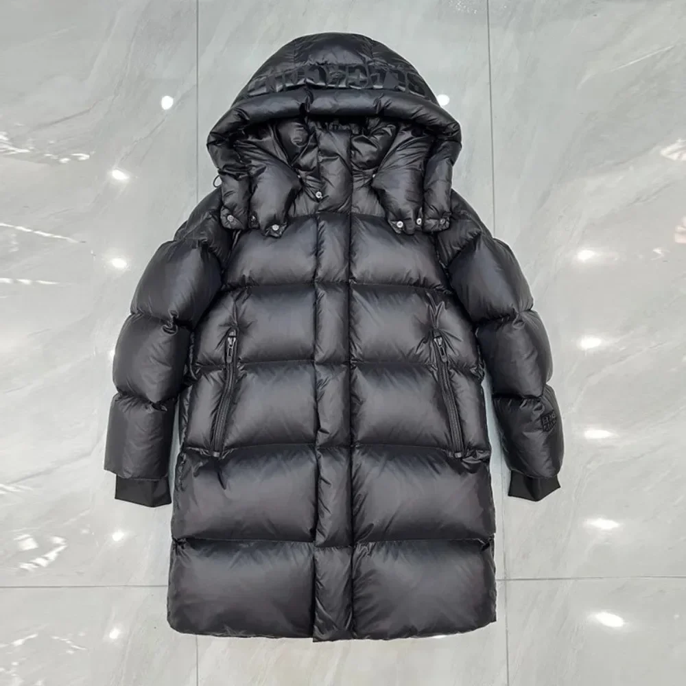 Frauen 90% Weiße Ente Unten Mantel Warm Zipper Weibliche Neue Winter Unten Jacke Kleidung Lose Solide Verdicken Lange Parkas Puffer Jacke