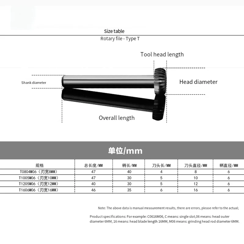 Твердосплавный Т-образный роторный напильник 8 мм-16 мм 90 °   Фреза из вольфрамовой стали в форме диска, гравировальный инструмент для металлической шлифовальной головки
