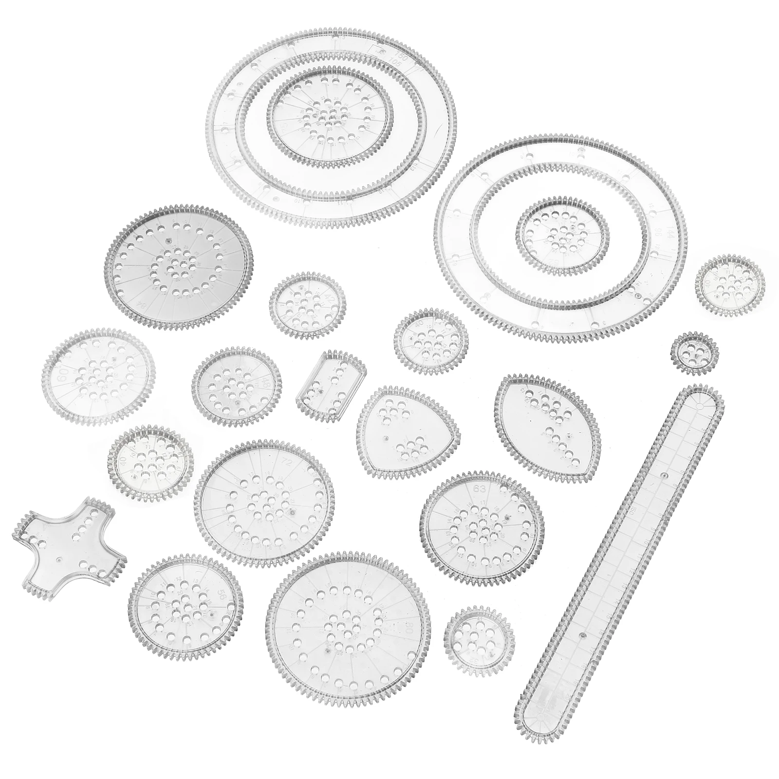 

22pcs Flexible Drawing Kit Kids Painting Template Set Colorful Drawing Toy Educational Toy Craft Tool Student Gift