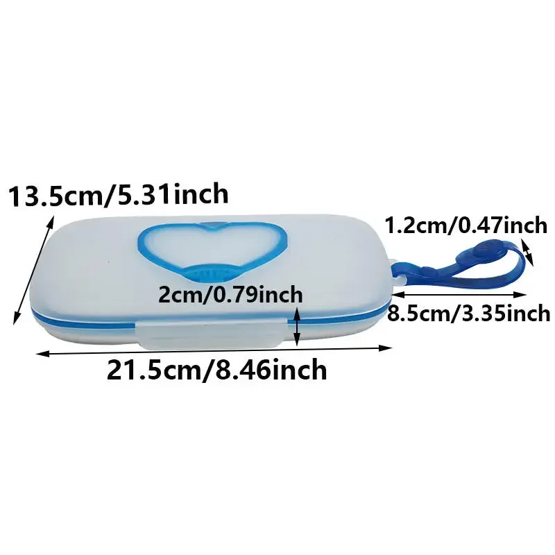 Baby Wipe Dispenser Portable Refillable Wet Tissue Box Container Reusable Travel Wipe Holder Multi Purpose Mask Storage Case