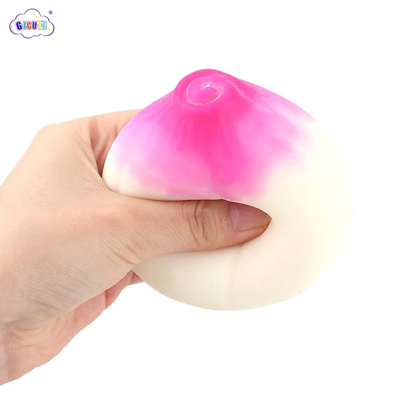 

Creative Simulation Garlic Pinching Tricky Toy Cute Squeeze Slow Rebound Soft Decompression Toy Kid Stress Release Vent Toy Gift