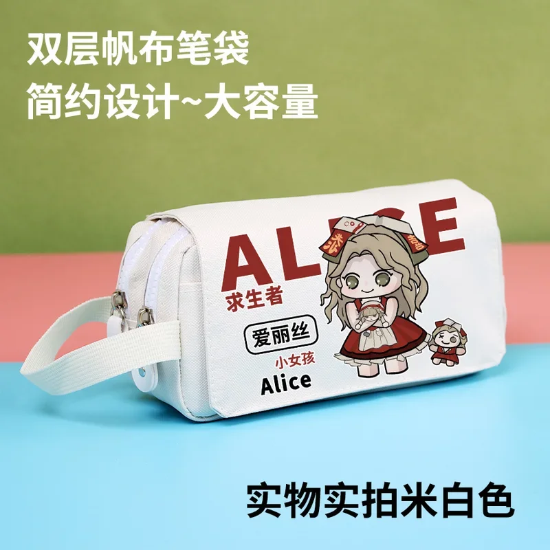 Anime Cosplay Pencil Box Case, Material Escolar, Papelaria, Saco de armazenamento, Identidade, Naib, Subedar, Fiona, Gilman, Caso