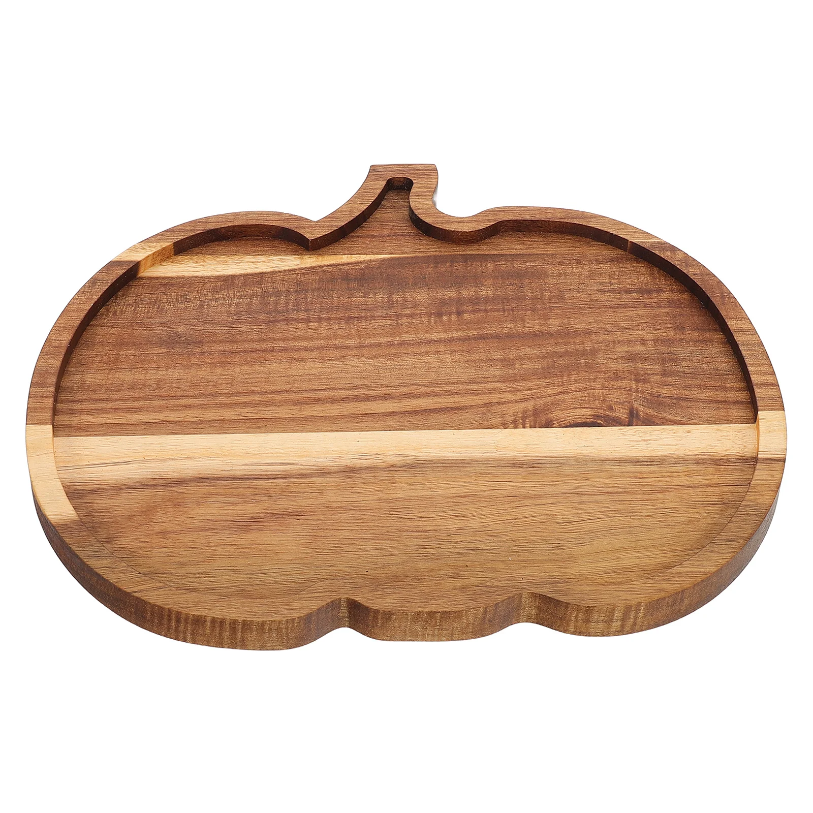 

Деревянный поднос в форме тыквы с гладкой поверхностью, в деревенском стиле, для закусок, суши, хлеба, снеков, сервировочная доска для Дня благодарения